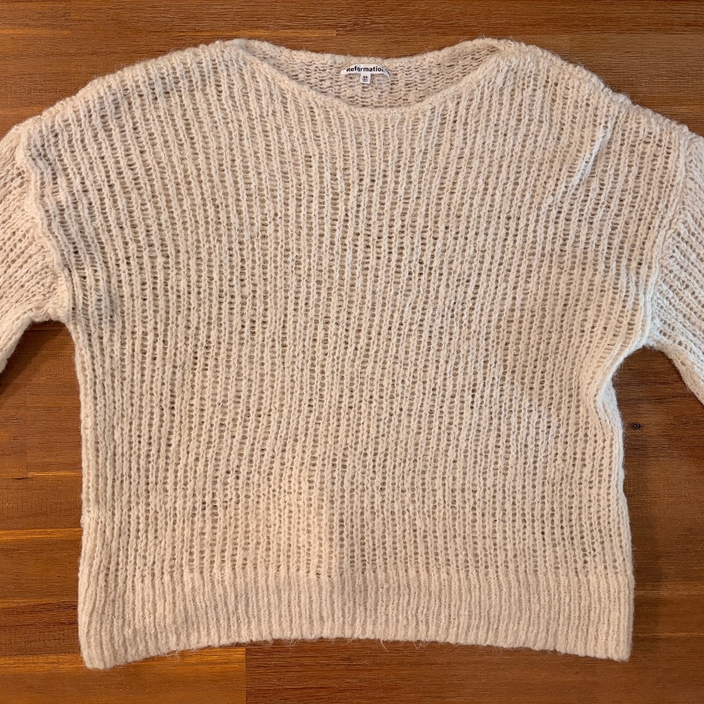 Reformation Alpaca blend sweater